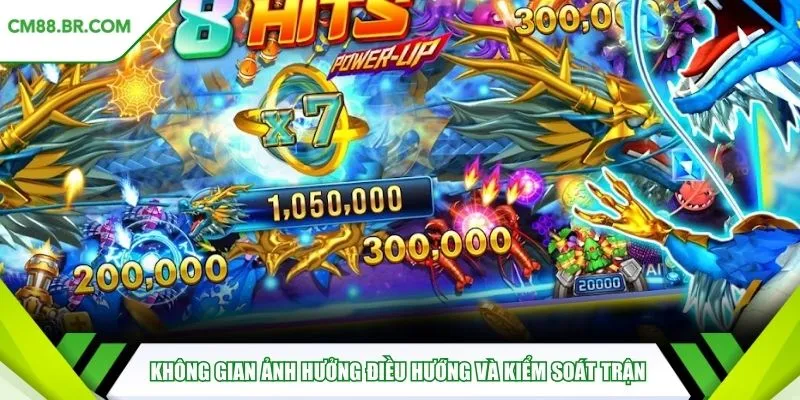 Không gian ảnh hưởng điều hướng và kiểm soát trận